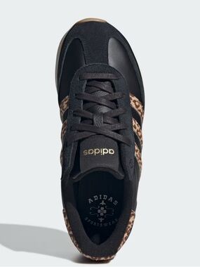 adidas Run 70s 2.0 Sneakers - Black/Cream Cheetah 7.5